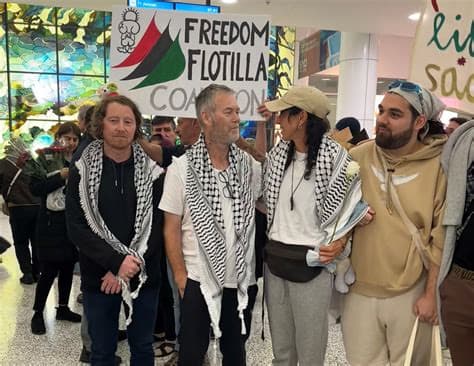 Australian Activists Return After Gaza Flotilla Incident, Allege Israeli Abuse Australian Activists Return After Gaza Flotilla Incident, Allege Israeli Abuse