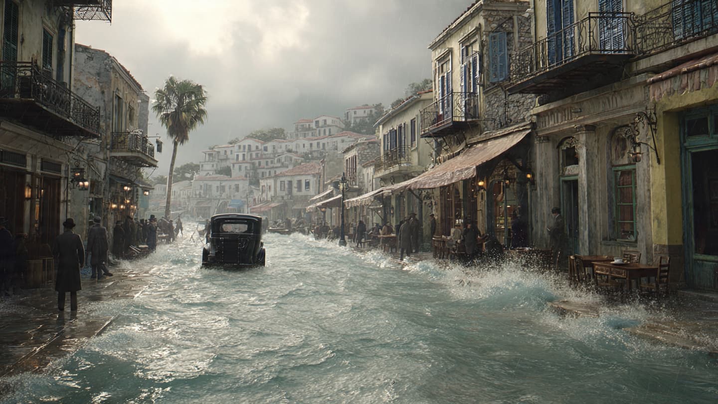 Between Restless Seas and Heavy Rainfall, Greece Faces Renewed Coastal Weather Destruction Again Between Restless Seas and Heavy Rainfall, Greece Faces Renewed Coastal Weather Destruction Again
