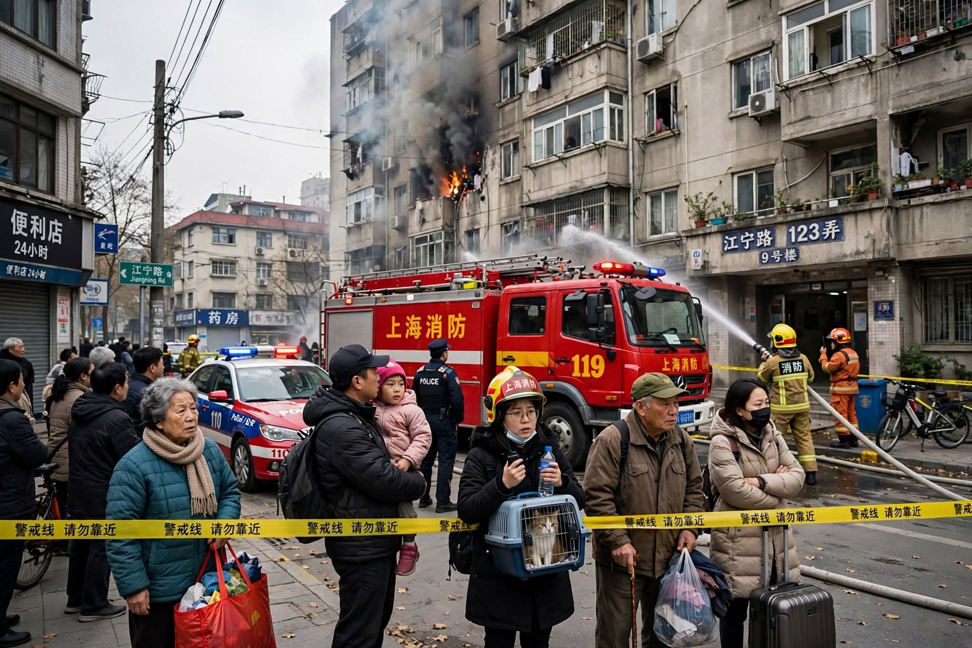 Four Dead in Shanghai House Fire: Family Killed as Flames Tear Through High-Rise Residential Block Four Dead in Shanghai House Fire: Family Killed as Flames Tear Through High-Rise Residential Block