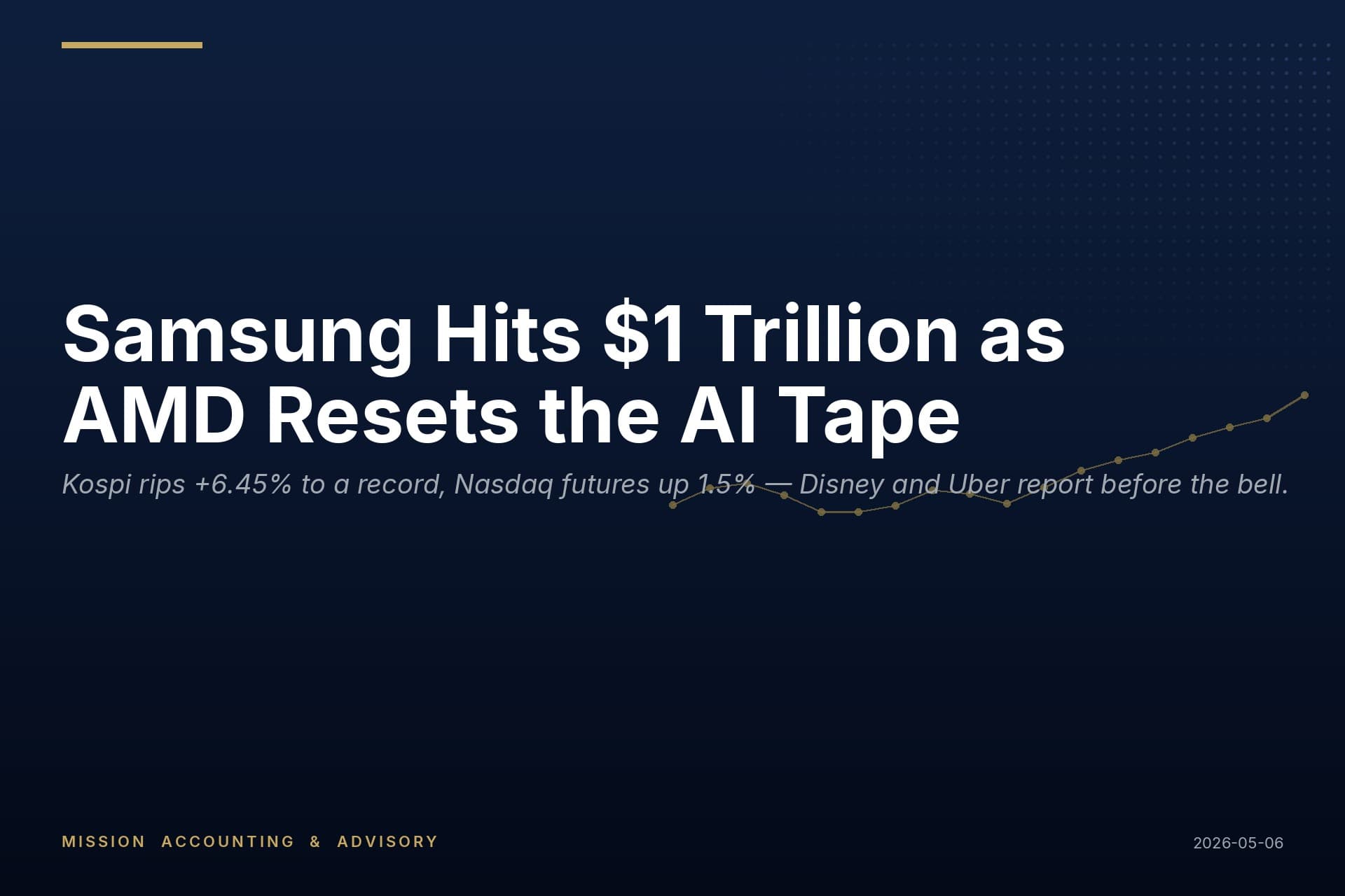 Samsung Joins the $1 Trillion Club as AMD's Blowout Resets the AI Tape Samsung Joins the $1 Trillion Club as AMD's Blowout Resets the AI Tape