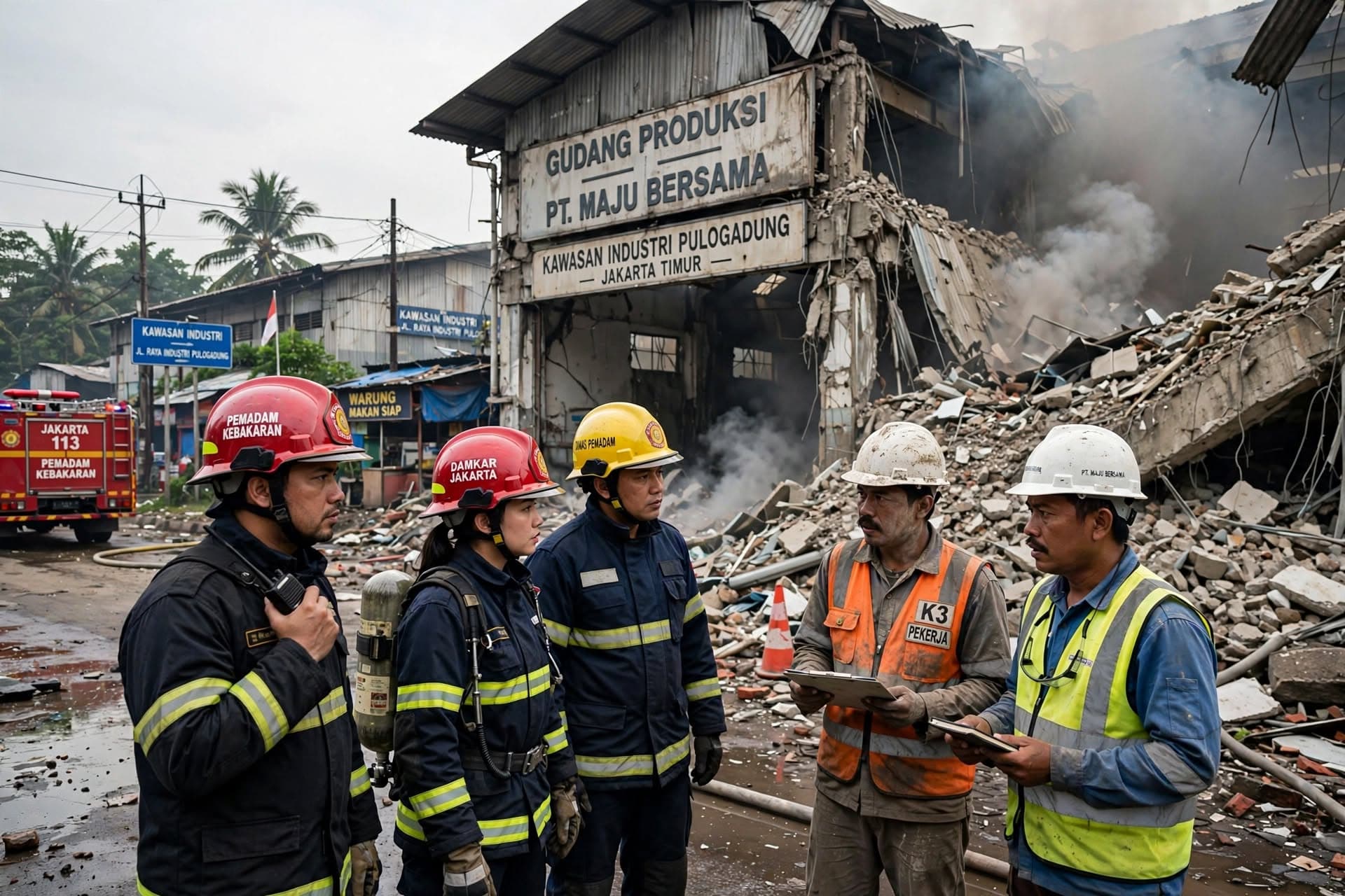 Jakarta Factory Boiler Explosion Kills Four Workers, Shuts Down Industrial Zone Operations Today Jakarta Factory Boiler Explosion Kills Four Workers, Shuts Down Industrial Zone Operations Today
