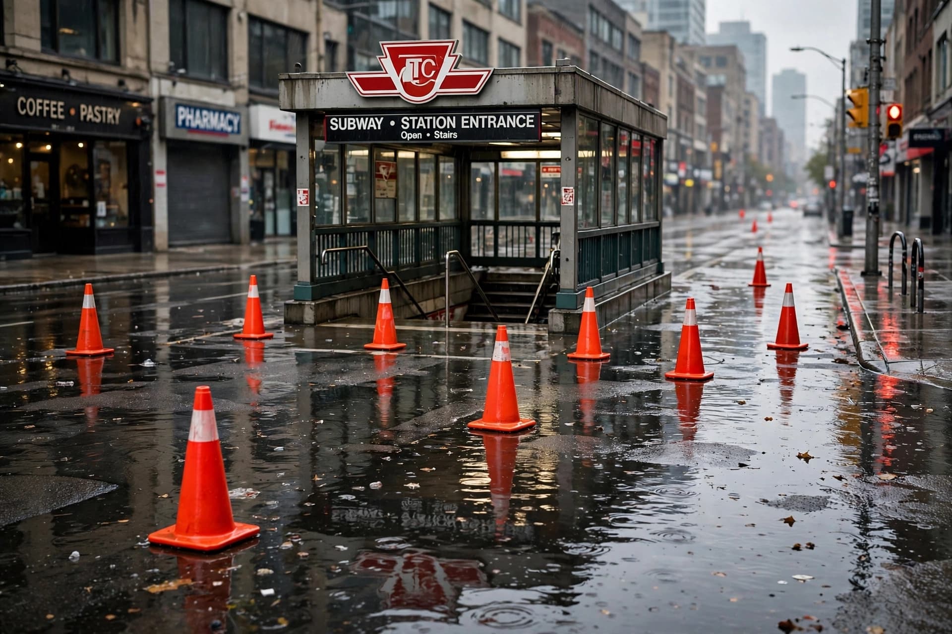 A Water Main Bursts, and North York Adjusts A Water Main Bursts, and North York Adjusts