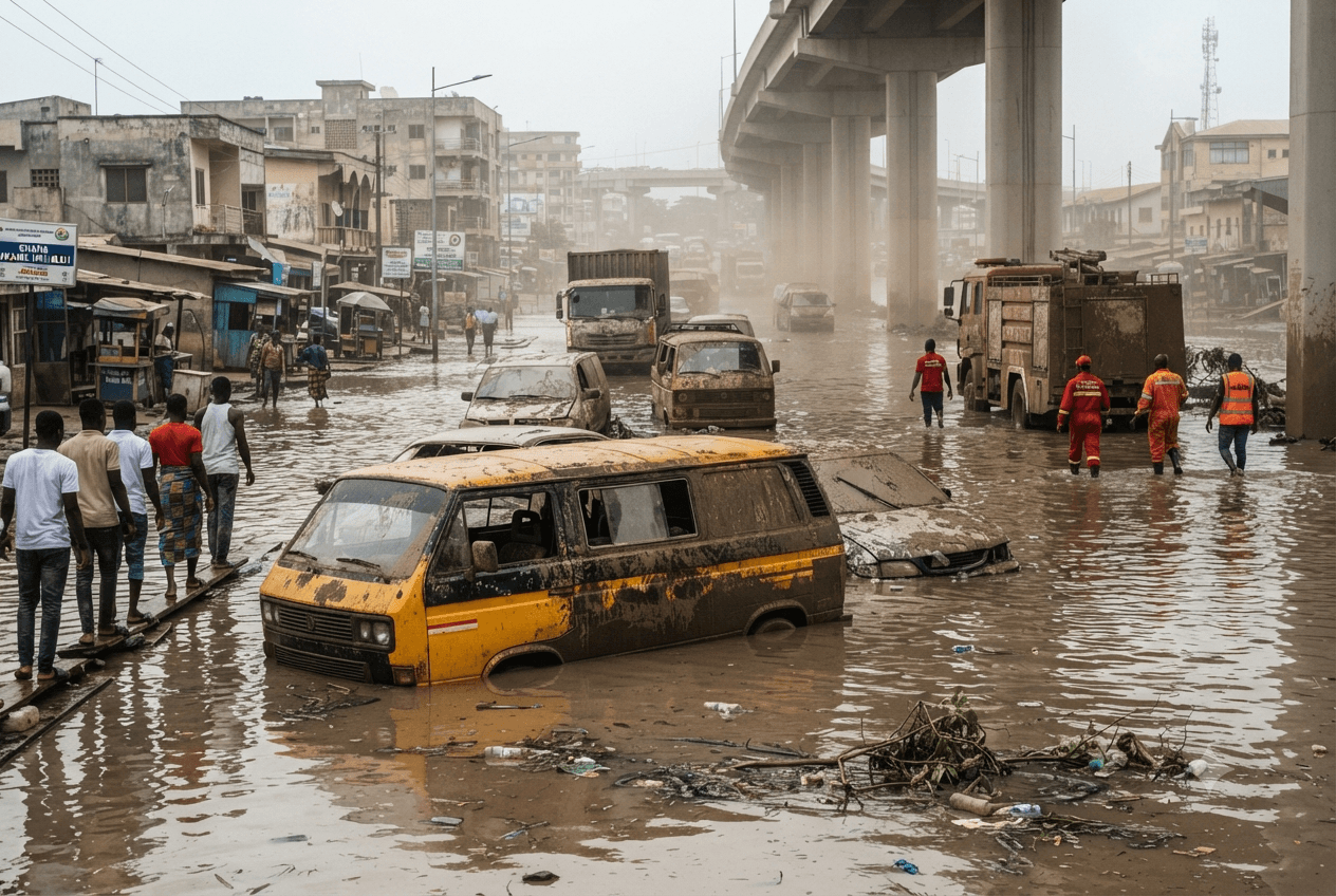 Ghana Flood Disaster: Death Toll Hits 34 With Thousands Displaced Across Seven Regions Ghana Flood Disaster: Death Toll Hits 34 With Thousands Displaced Across Seven Regions