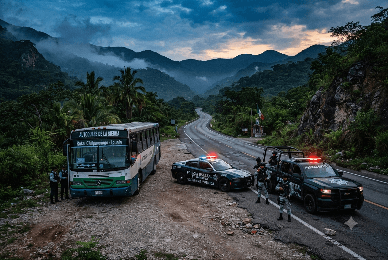 Guerrero Bus Ambush: Armed Attack on Rural Passenger Vehicle Leaves Five People Dead Guerrero Bus Ambush: Armed Attack on Rural Passenger Vehicle Leaves Five People Dead