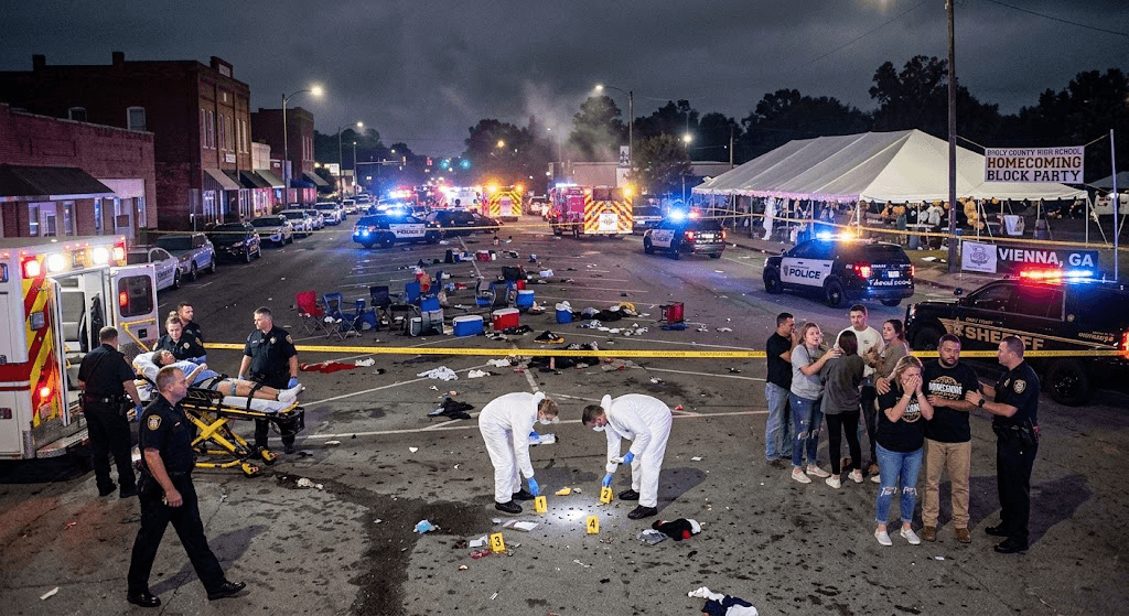 Tragedy in Vienna: 2 Dead, 35 Injured as Mass Shooting Disrupts Georgia Homecoming Tragedy in Vienna: 2 Dead, 35 Injured as Mass Shooting Disrupts Georgia Homecoming