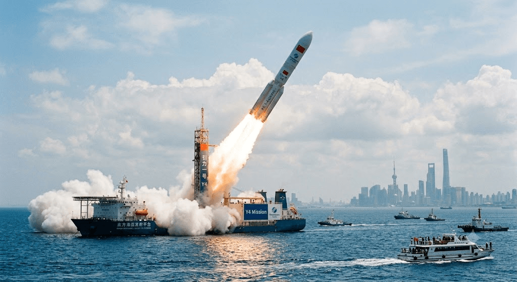 Massive Lift-Off: China Launches Heavy-Lift Gravity-1 Rocket with Nine-Satellite Payload Massive Lift-Off: China Launches Heavy-Lift Gravity-1 Rocket with Nine-Satellite Payload