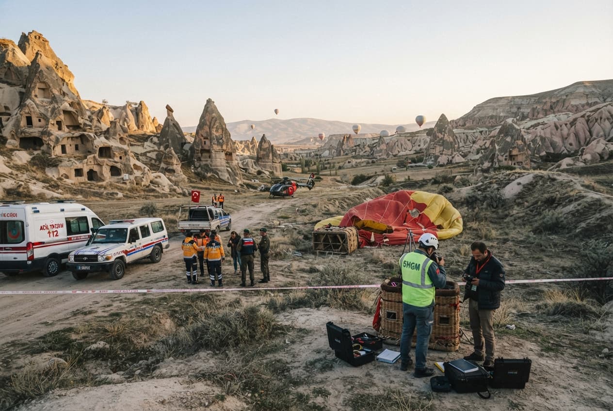 Two Passengers Killed in Cappadocia: Tourists Hot Air Balloon Hard Landing and Burn Shocks Tourism Sector Two Passengers Killed in Cappadocia: Tourists Hot Air Balloon Hard Landing and Burn Shocks Tourism Sector