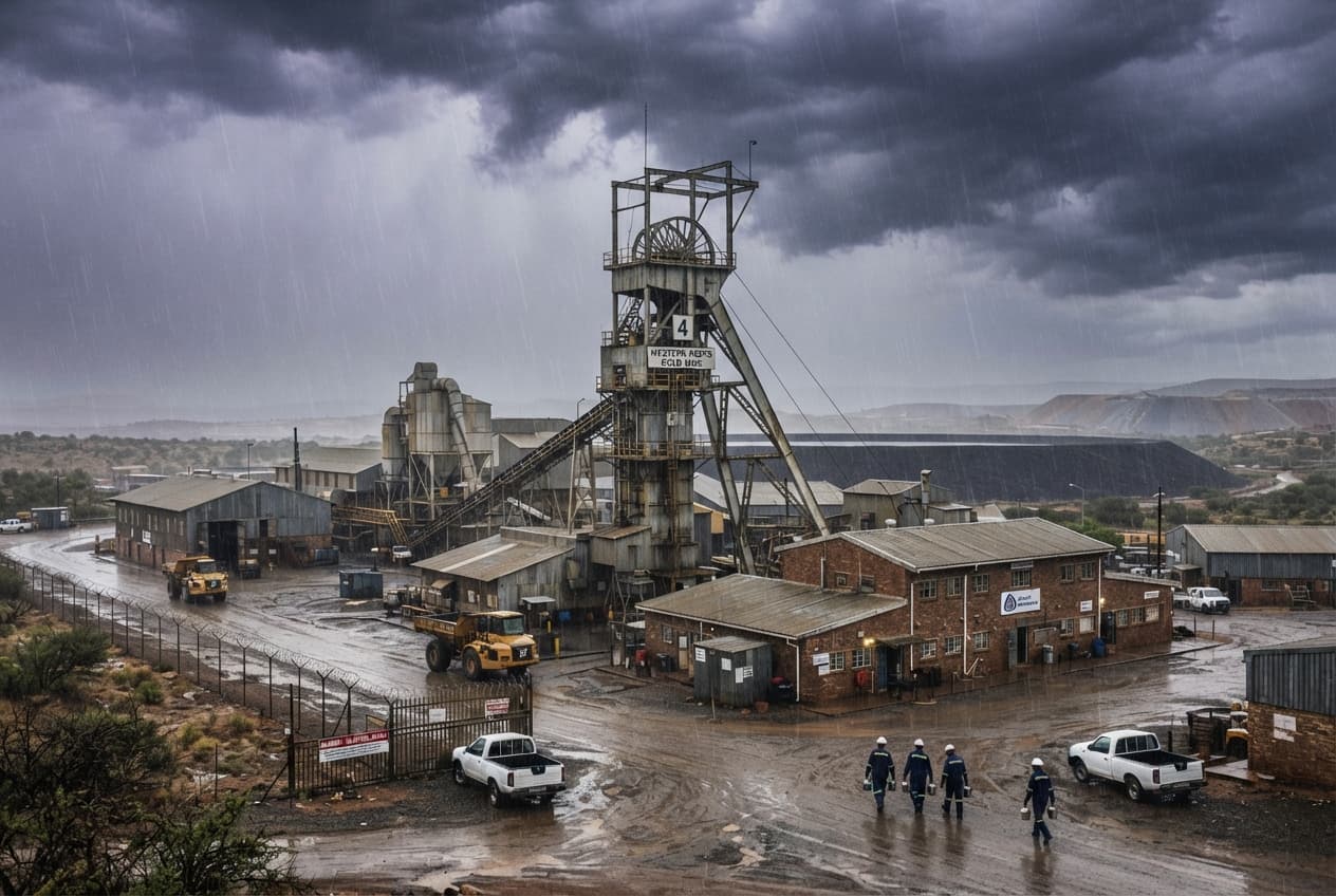 South Africa Mineshaft Flooding: Torrential Rains Trap and Kill Four Miners Underground South Africa Mineshaft Flooding: Torrential Rains Trap and Kill Four Miners Underground