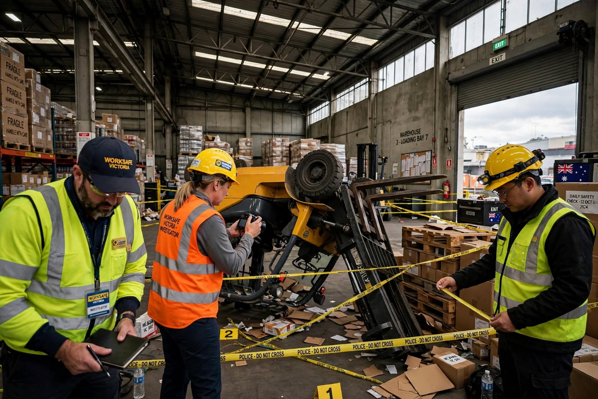 Melbourne Warehouse Forklift Accident Kills One Worker, Colleague Injured, WorkSafe Victoria Investigates Site Melbourne Warehouse Forklift Accident Kills One Worker, Colleague Injured, WorkSafe Victoria Investigates Site