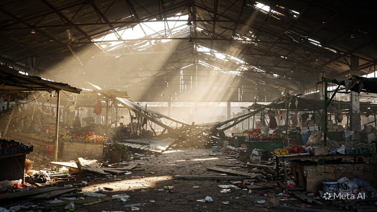 City Administration Reports: Two Killed in Market Roof Collapse Caused by Heavy Seasonal Rain City Administration Reports: Two Killed in Market Roof Collapse Caused by Heavy Seasonal Rain