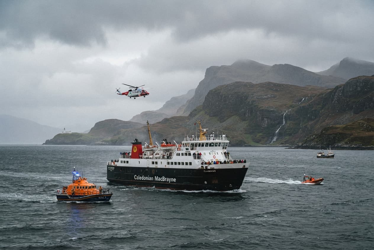 Ferry Engine Room Fire Off Scottish Coast Leaves One Engineer Dead Today Ferry Engine Room Fire Off Scottish Coast Leaves One Engineer Dead Today