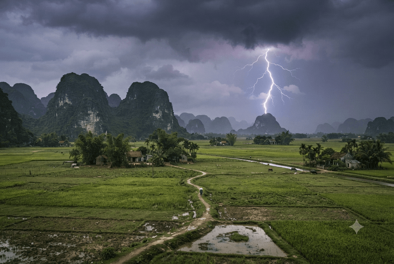 Fatal Lightning Strike: One Death Confirmed In Ninh Binh Province During Severe Weather Today Fatal Lightning Strike: One Death Confirmed In Ninh Binh Province During Severe Weather Today