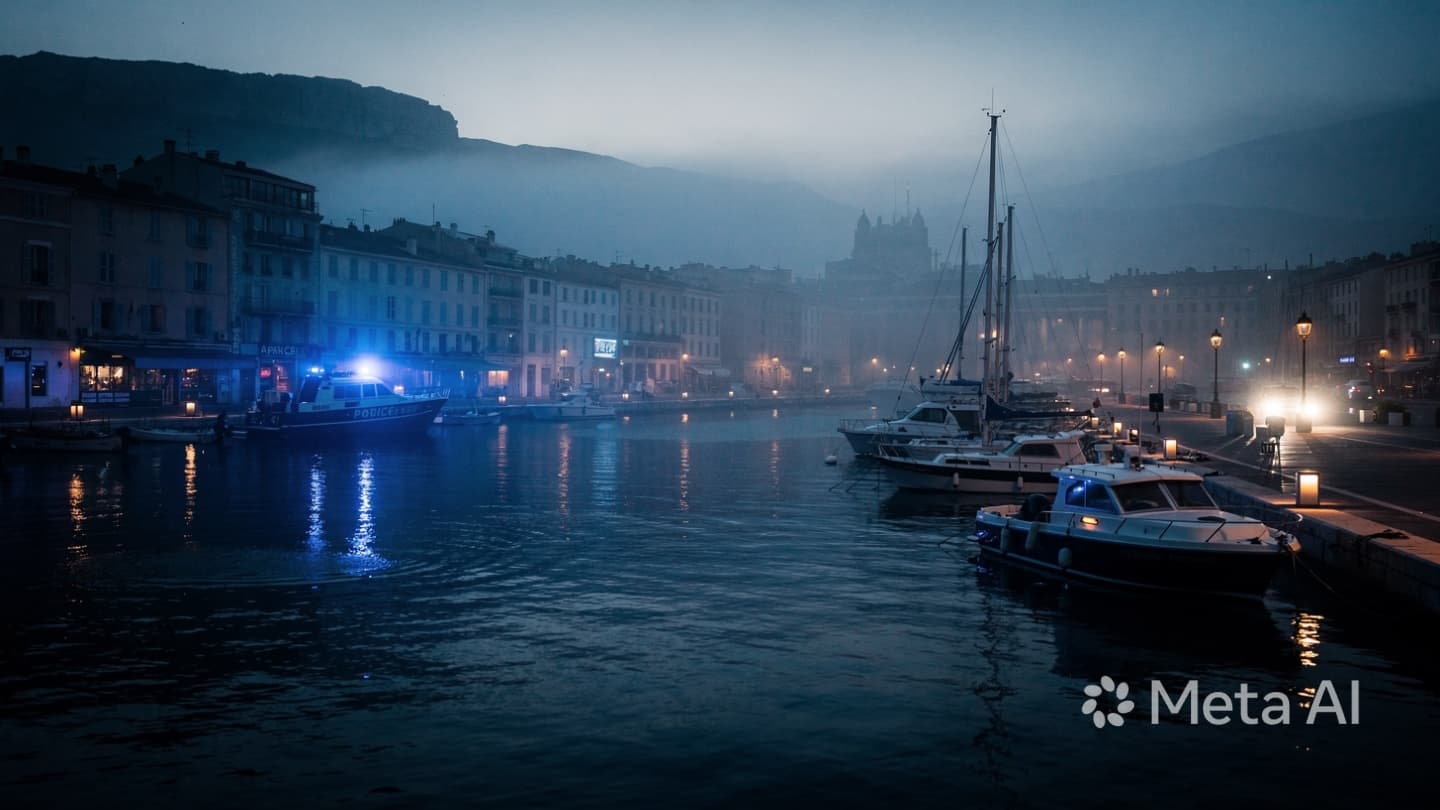 Where the Mediterranean Meets the Silent Shore: A Morning of Shadows in Marseille Harbor Where the Mediterranean Meets the Silent Shore: A Morning of Shadows in Marseille Harbor
