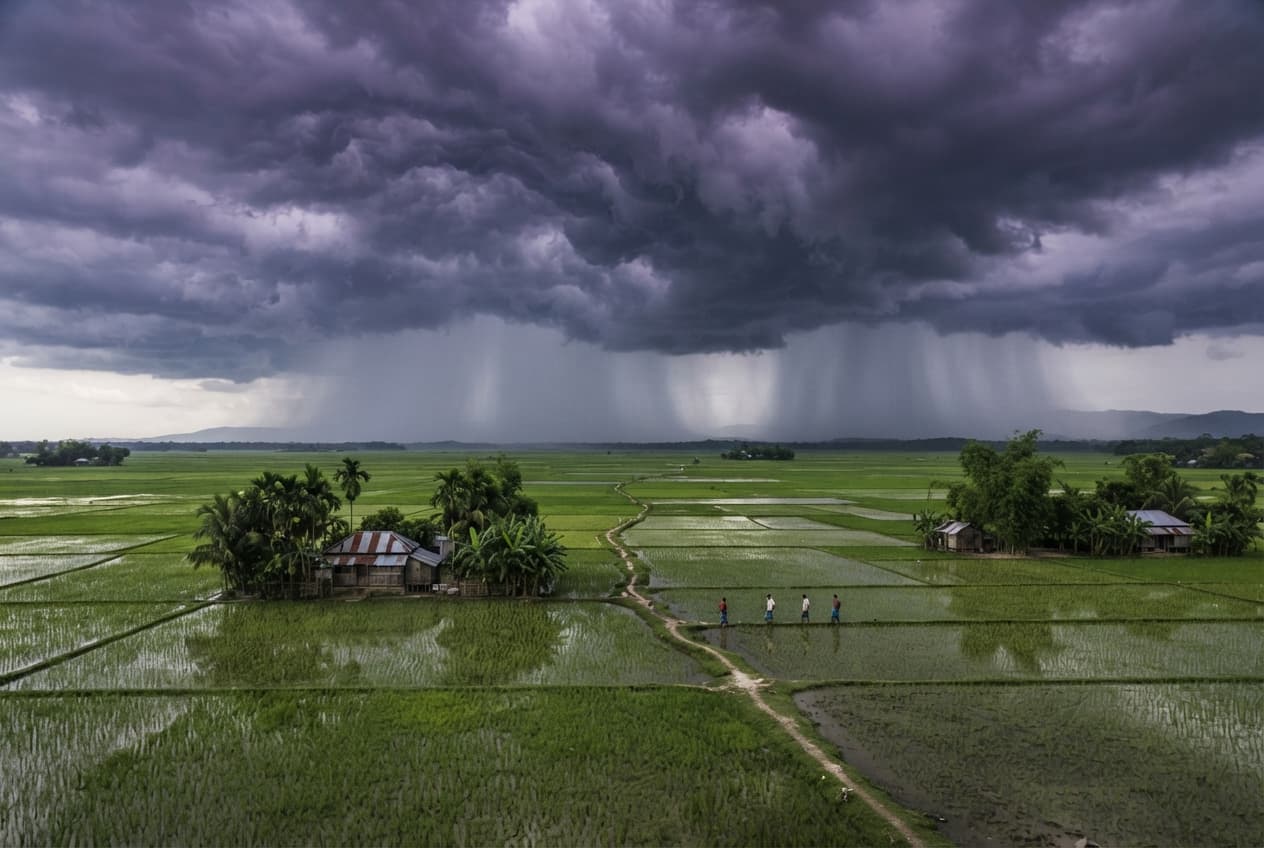 Rural Lightning Tragedy: Three Farmers Killed Working In Open Paddy Fields Near Sylhet Rural Lightning Tragedy: Three Farmers Killed Working In Open Paddy Fields Near Sylhet