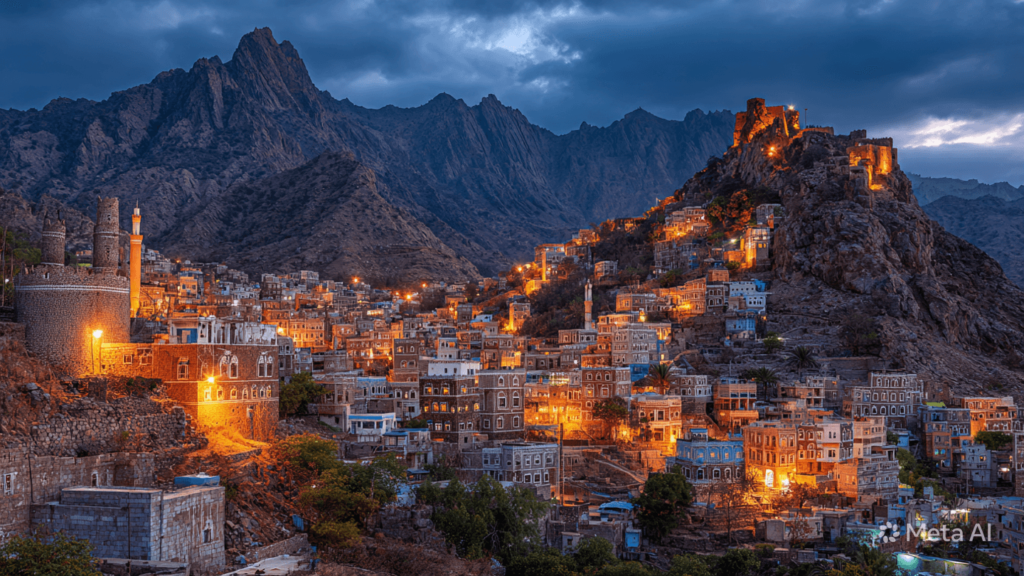 Between The Ancient Streets Of Ta’iz And The Modern Shadows Of An Unsettled Night Between The Ancient Streets Of Ta’iz And The Modern Shadows Of An Unsettled Night