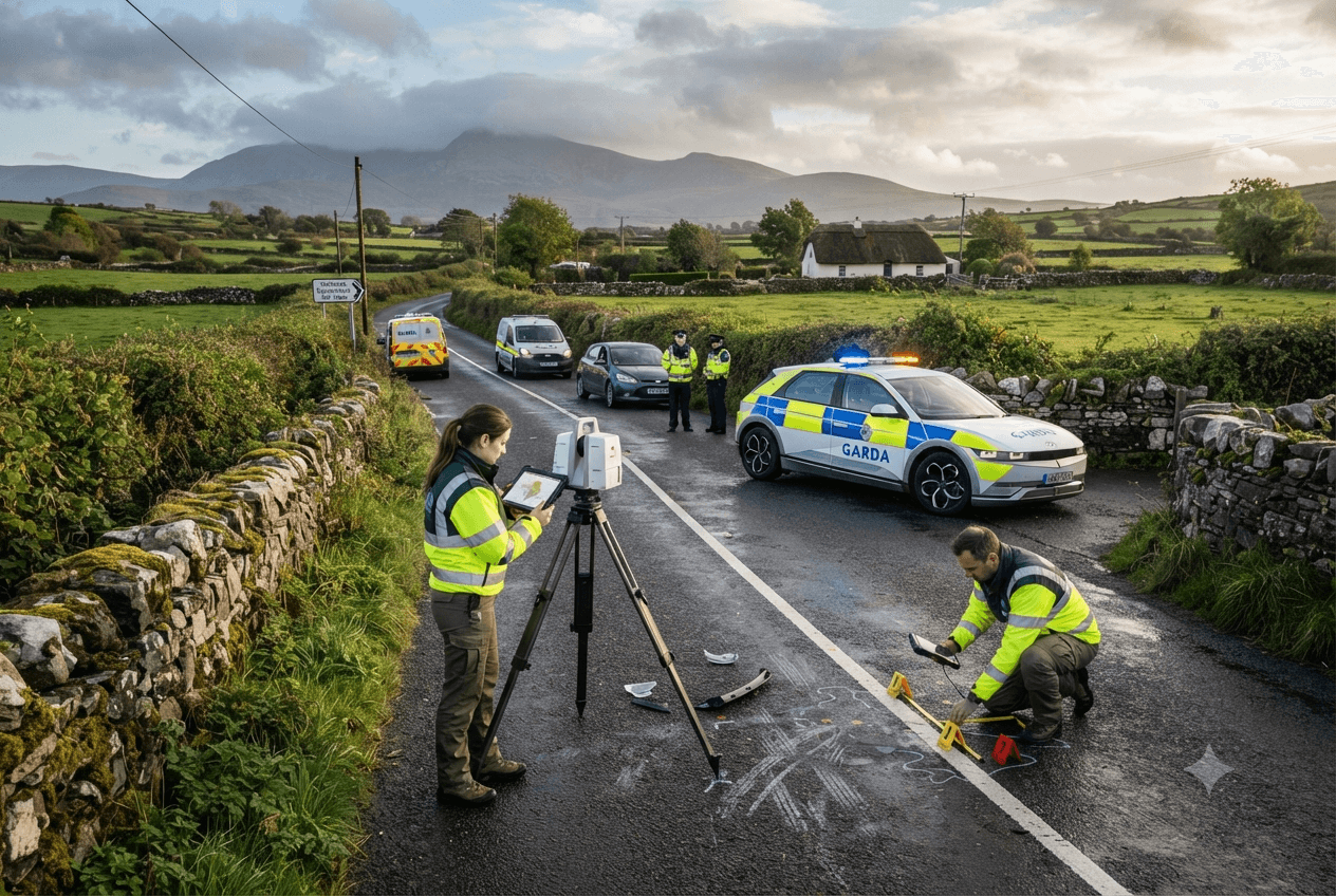 Clare Roadway Crash: Tractor and Car Collision Leaves One Driver Dead on Rural Route Clare Roadway Crash: Tractor and Car Collision Leaves One Driver Dead on Rural Route