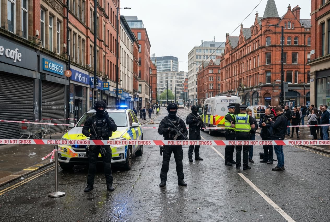 Manchester Terror Plot Foiled: Counter-Terrorism Officers Arrest Two Men in Emergency Operation Manchester Terror Plot Foiled: Counter-Terrorism Officers Arrest Two Men in Emergency Operation