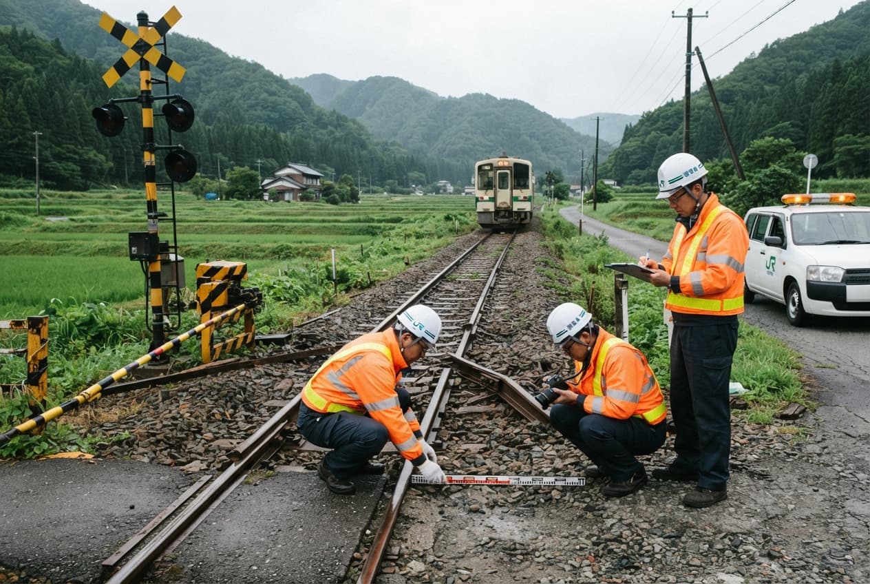 Fukushima Rail Collision: High-Speed Train Strikes Vehicle at Crossing Leaving One Driver Dead Fukushima Rail Collision: High-Speed Train Strikes Vehicle at Crossing Leaving One Driver Dead