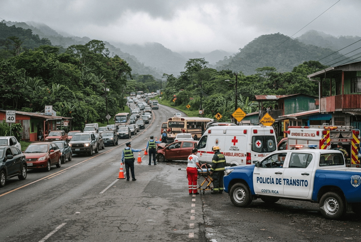 Inter-American Highway Disaster: Two-Vehicle Collision North of San José Kills Four Family Members Inter-American Highway Disaster: Two-Vehicle Collision North of San José Kills Four Family Members
