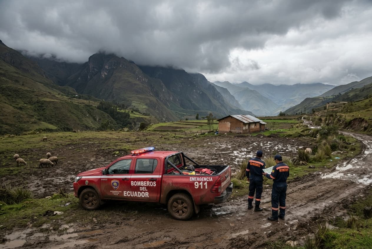 Infrastructure Damaged Across Ecuador: Heavy Rains Trigger Destructive Mudslide in Rural Outskirts Infrastructure Damaged Across Ecuador: Heavy Rains Trigger Destructive Mudslide in Rural Outskirts