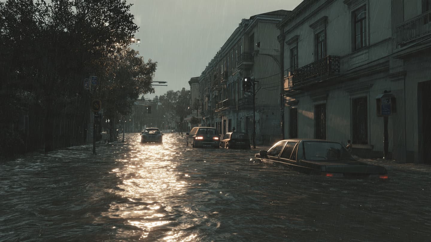 Between Overflowing Drains And Silent Crosswalks, Montevideo Faced Another Storm Filled Night Yesterday Quietly Between Overflowing Drains And Silent Crosswalks, Montevideo Faced Another Storm Filled Night Yesterday Quietly