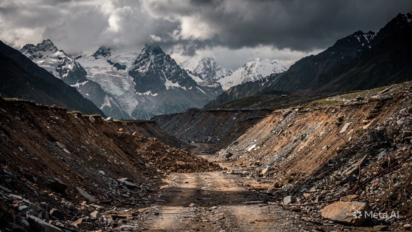 Fading Horizons and Rising Debris: A Day of Loss on the Mountain Pass Fading Horizons and Rising Debris: A Day of Loss on the Mountain Pass