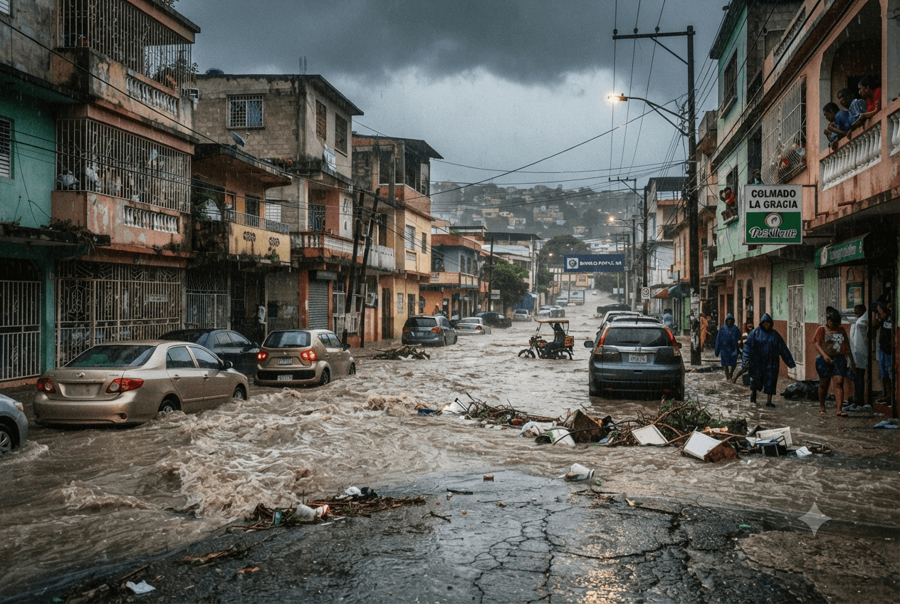 Urban Flooding: Tropical Downpour Floods Santo Domingo Neighborhoods and Causes Two Drowning Deaths Urban Flooding: Tropical Downpour Floods Santo Domingo Neighborhoods and Causes Two Drowning Deaths