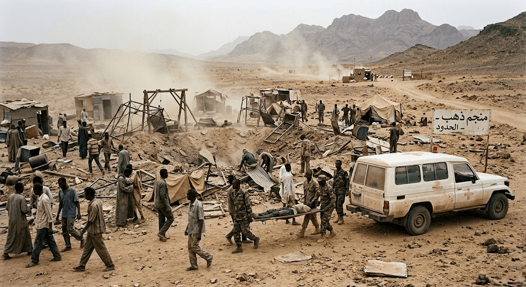 Tragedy in the Desert: Deadliest Air Strike on Border Gold Mine Claims 72 Lives Tragedy in the Desert: Deadliest Air Strike on Border Gold Mine Claims 72 Lives