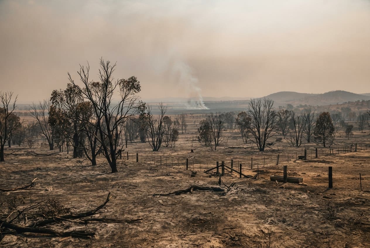 Outback Bushfire Tragedy: Rural Property Owner Trapped And Killed Attempting To Save Livestock Outback Bushfire Tragedy: Rural Property Owner Trapped And Killed Attempting To Save Livestock