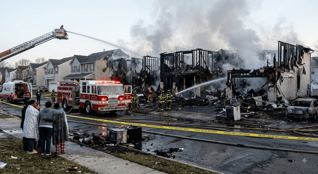 Devastation in Newbridge: 5 Homes Completely Destroyed in Sudden Disaster Devastation in Newbridge: 5 Homes Completely Destroyed in Sudden Disaster
