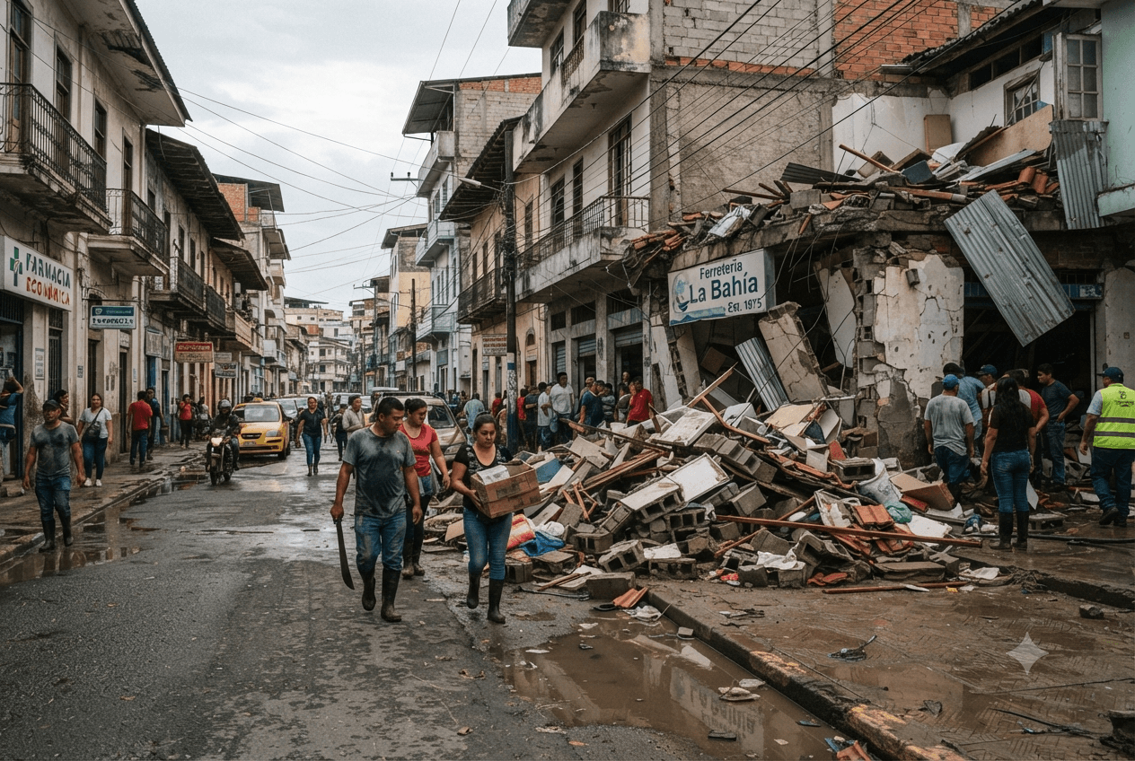 Storm Disaster in Ecuador: Structural Collapse Kills Resident in Guayaquil During Heavy Rain Today Storm Disaster in Ecuador: Structural Collapse Kills Resident in Guayaquil During Heavy Rain Today