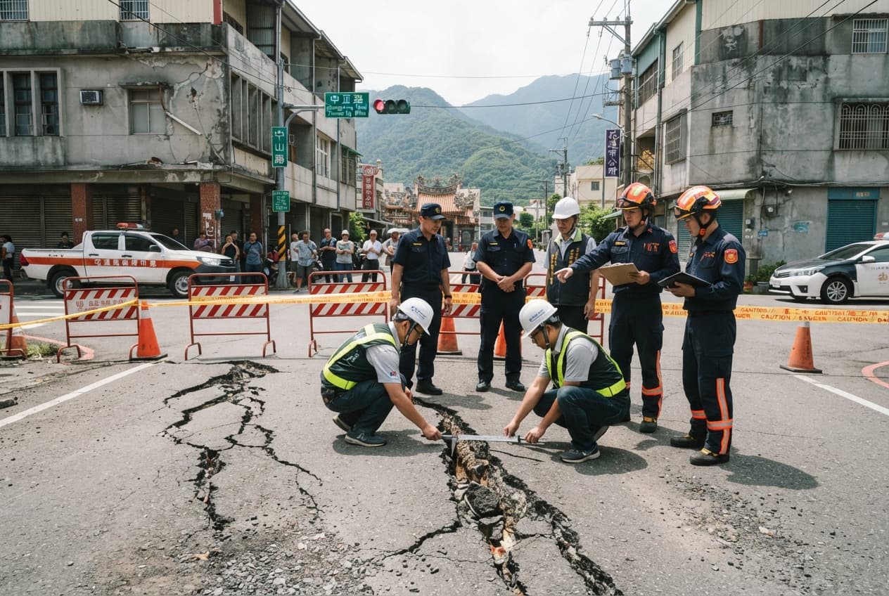 Magnitude 6.2 Temblor Strikes Hualien, Three Killed As Rockfalls And Structural Damage Severe Infrastructure Magnitude 6.2 Temblor Strikes Hualien, Three Killed As Rockfalls And Structural Damage Severe Infrastructure