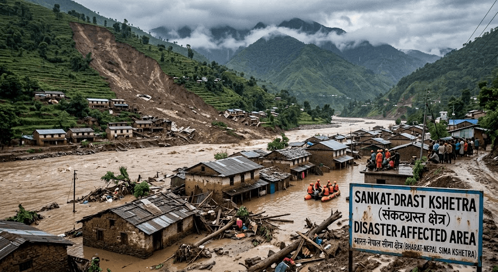 Lethal Floods and Landslides Sweep Through India and Nepal, Leaving 68 Dead Lethal Floods and Landslides Sweep Through India and Nepal, Leaving 68 Dead