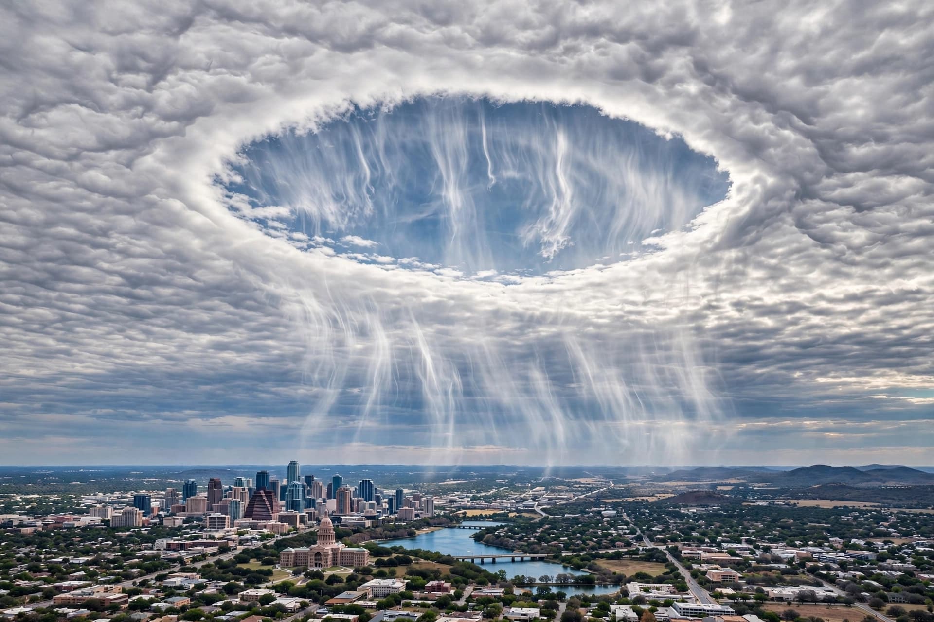 A Perfect Circle Over Austin, and the Physics Beneath It A Perfect Circle Over Austin, and the Physics Beneath It