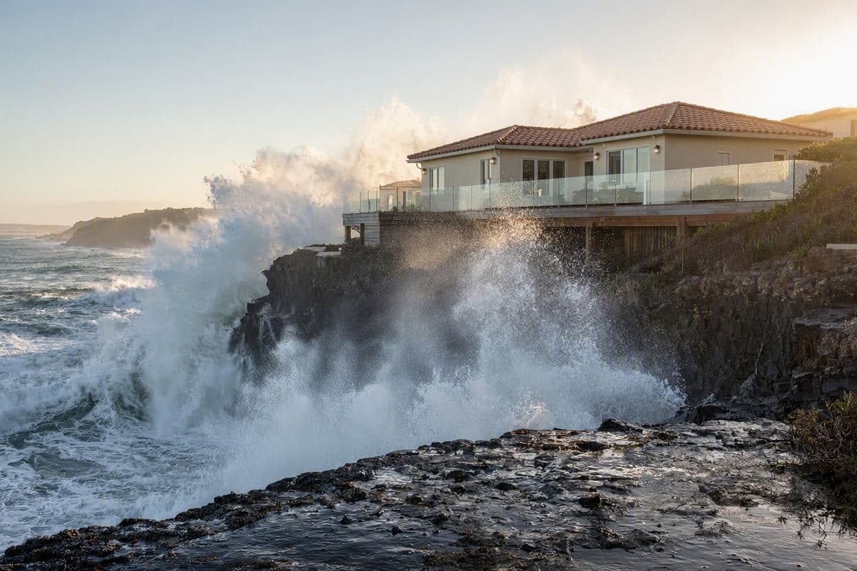 Coastal living faces the force of nature Coastal living faces the force of nature