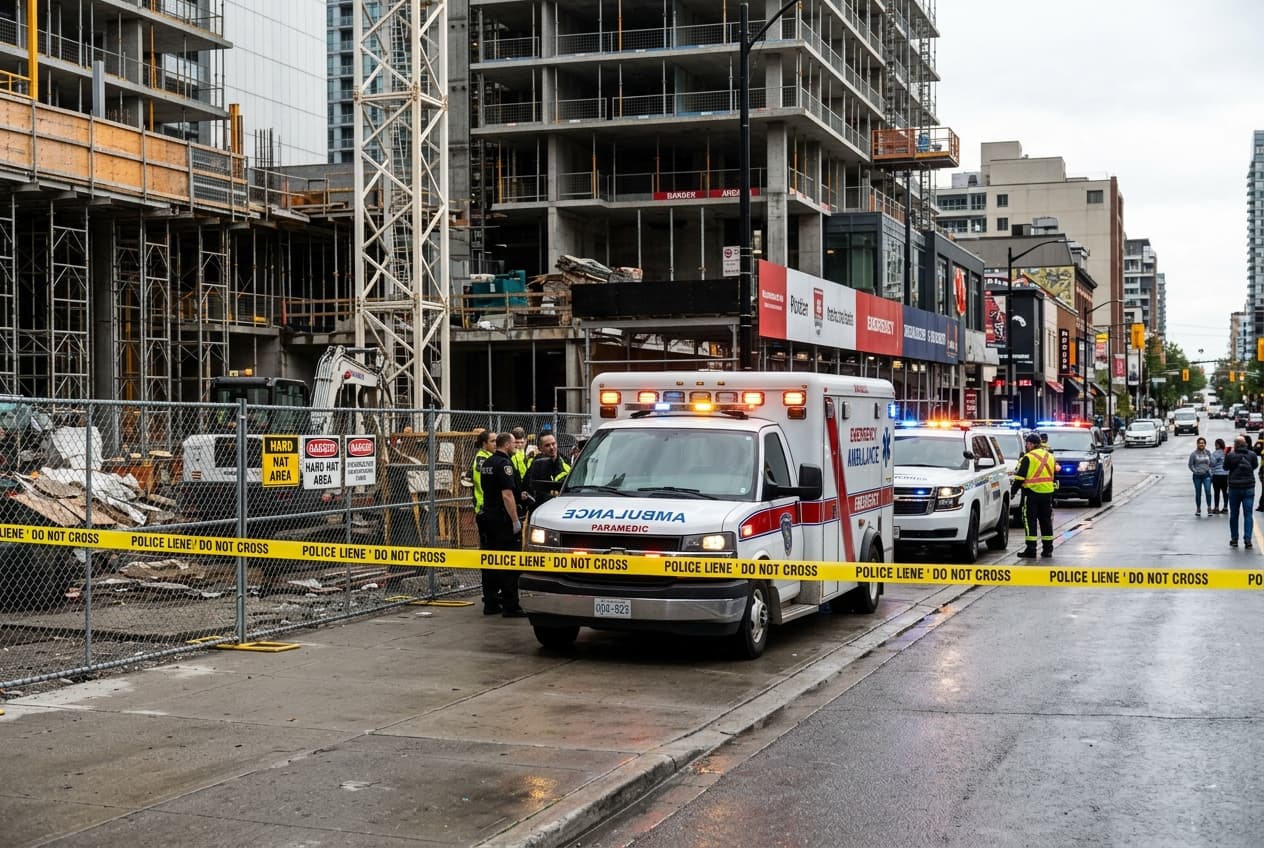 Capital Construction Site Tragedy: Crane Malfunction Kills One Worker and Critically Wounds Two Capital Construction Site Tragedy: Crane Malfunction Kills One Worker and Critically Wounds Two
