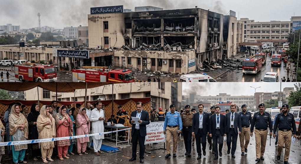 Outrage in Pakistan: 8 Officials Suspended Following Hospital Fire That Killed 14 Newborns Outrage in Pakistan: 8 Officials Suspended Following Hospital Fire That Killed 14 Newborns