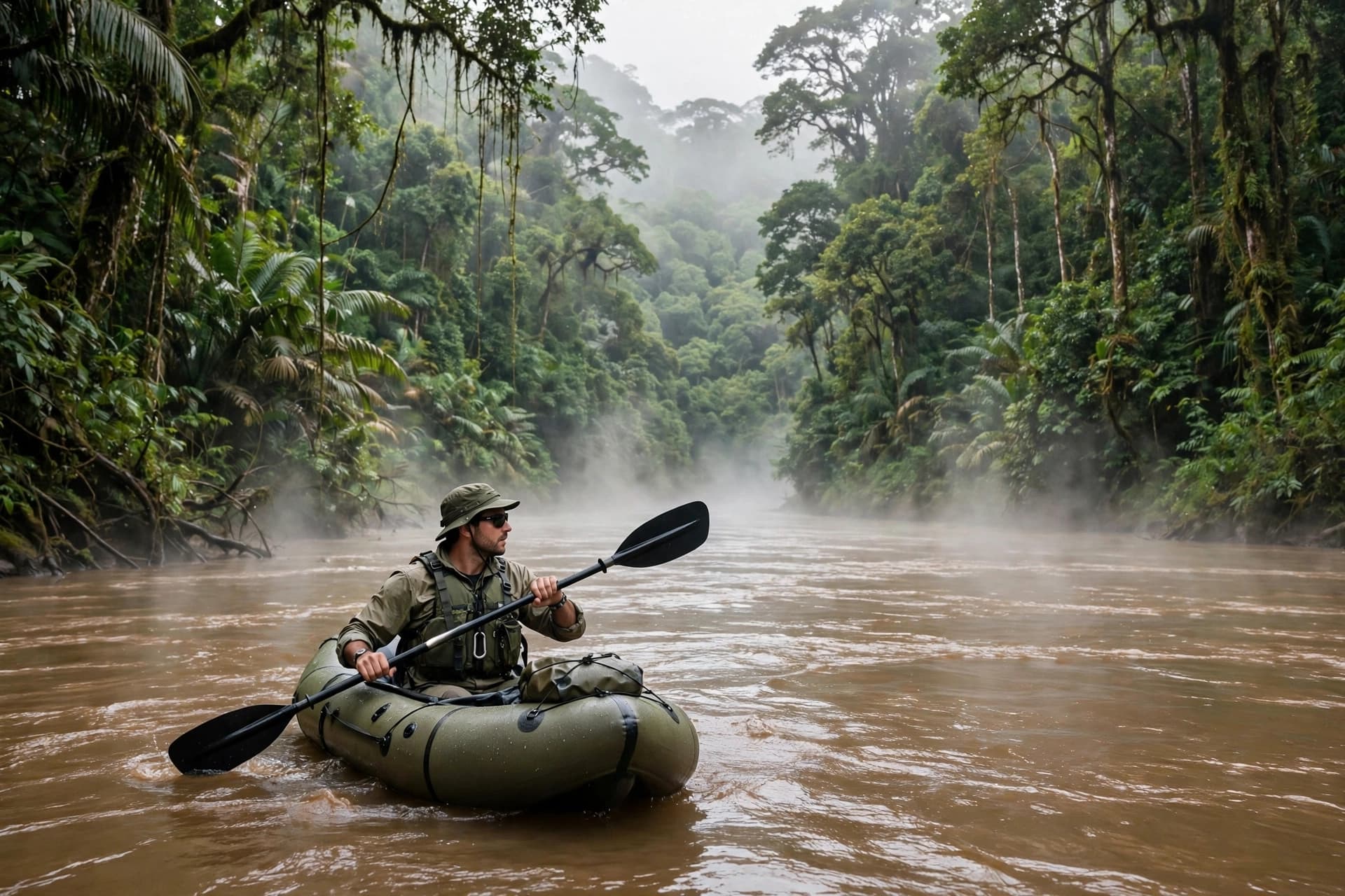 Ash Dykes Begins 700km Congo Kayak Expedition Ash Dykes Begins 700km Congo Kayak Expedition