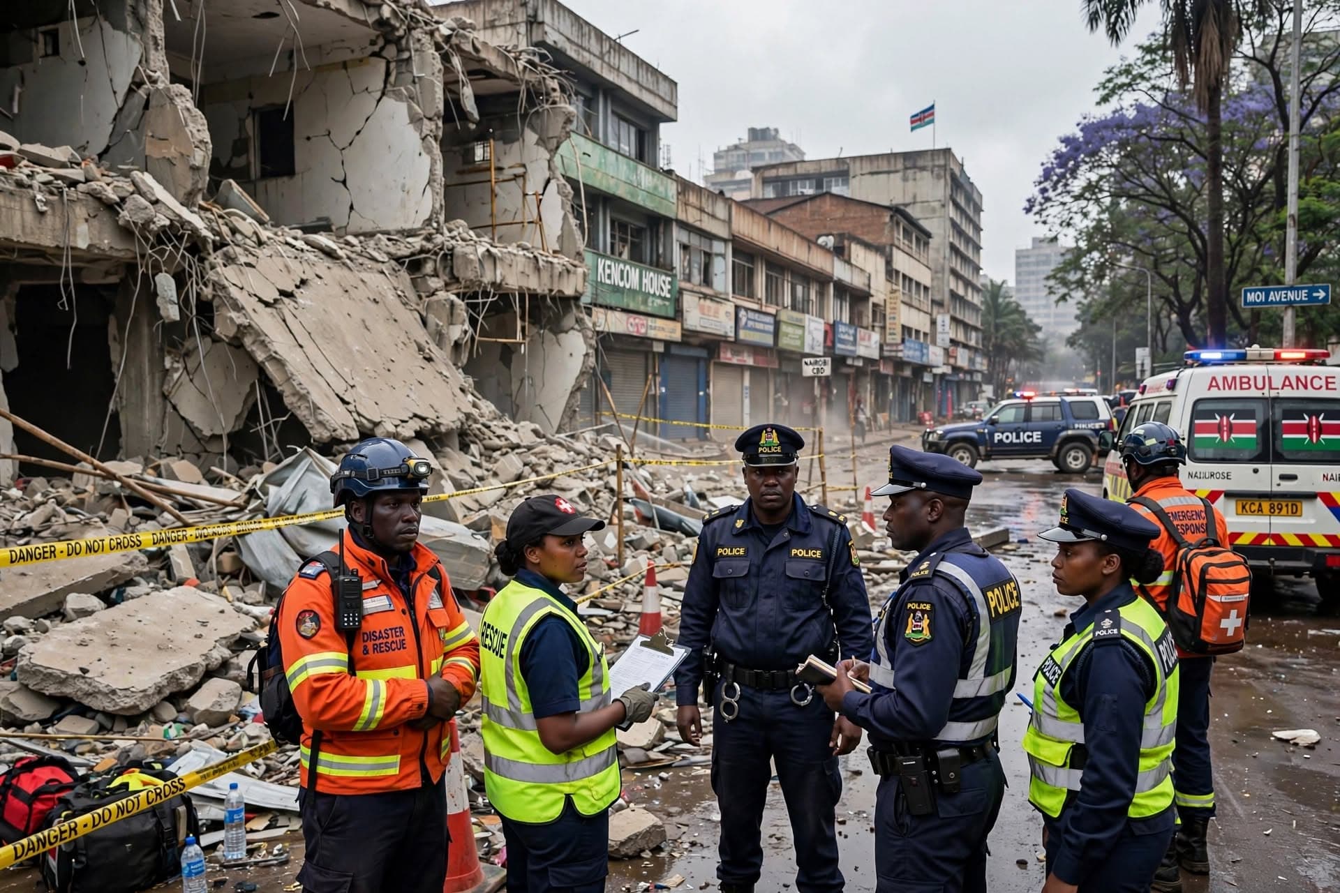 Nairobi Building Collapse: Demolition Accident In Central District Leaves Four Site Workers Injured Nairobi Building Collapse: Demolition Accident In Central District Leaves Four Site Workers Injured