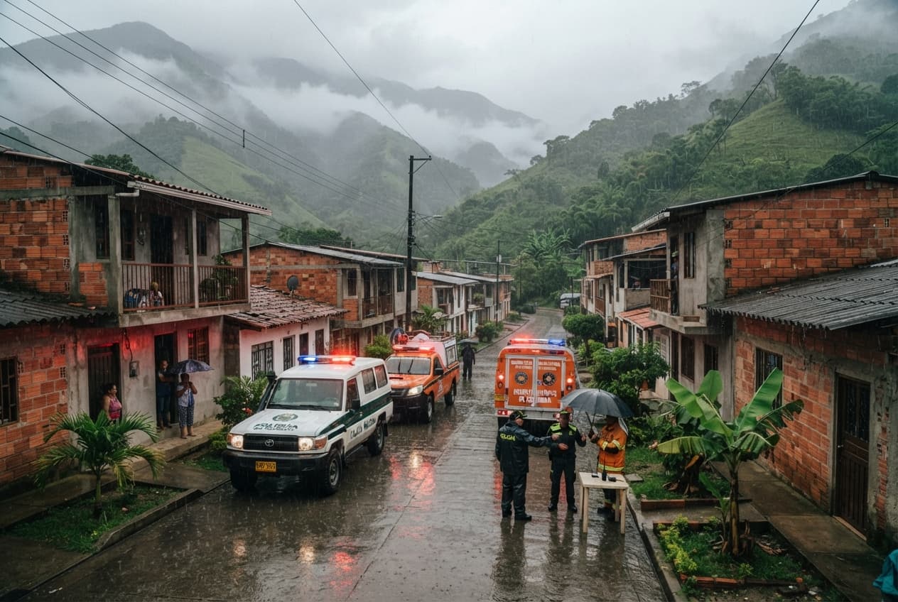 Mountain Slope Failure: Torrential Rains Cause Destructive Mudslide That Kills Three in Antioquia Mountain Slope Failure: Torrential Rains Cause Destructive Mudslide That Kills Three in Antioquia