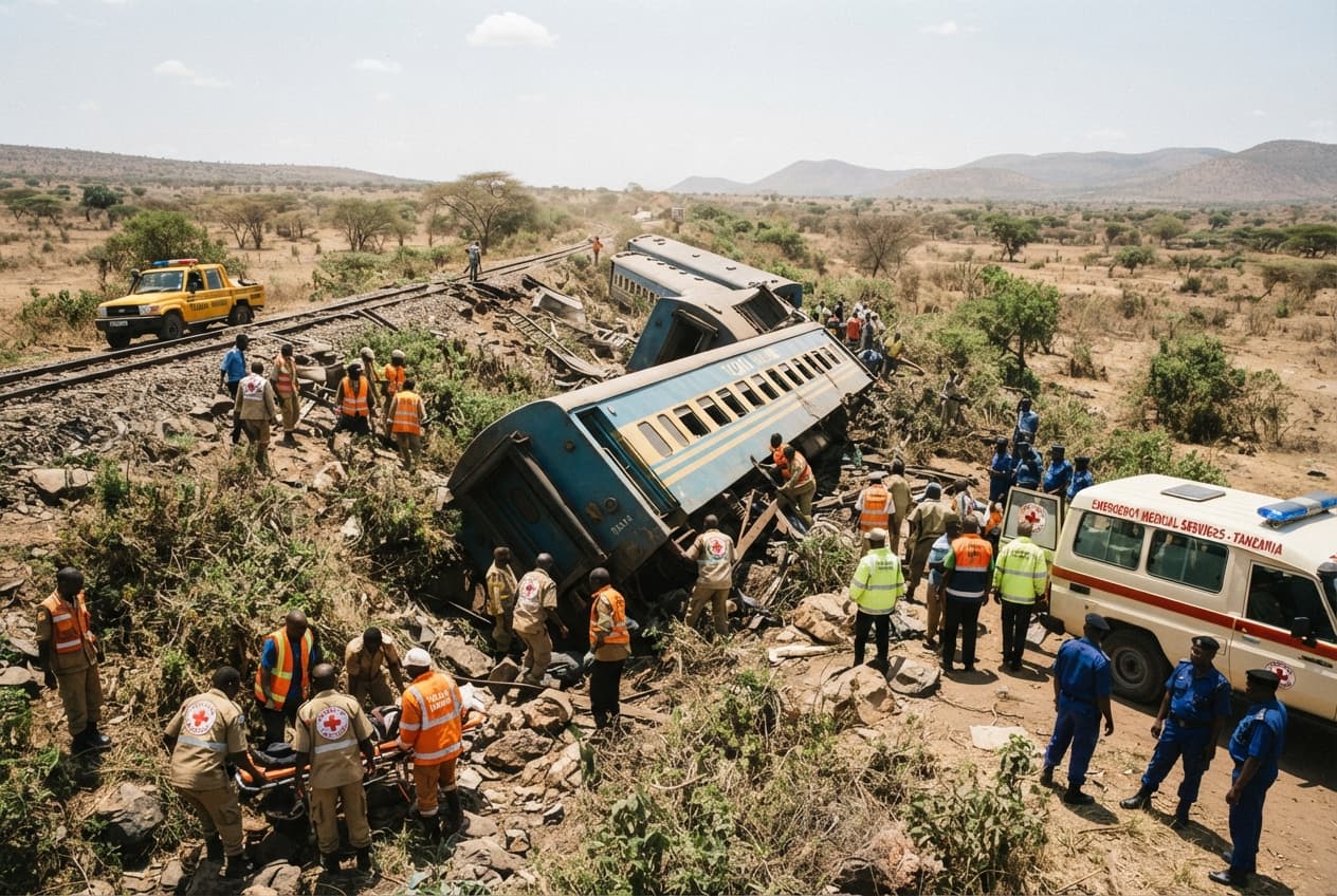 Dodoma, Tanzania: Passenger Train Derailment Kills Four Near Capital on Central Rail Corridor Dodoma, Tanzania: Passenger Train Derailment Kills Four Near Capital on Central Rail Corridor