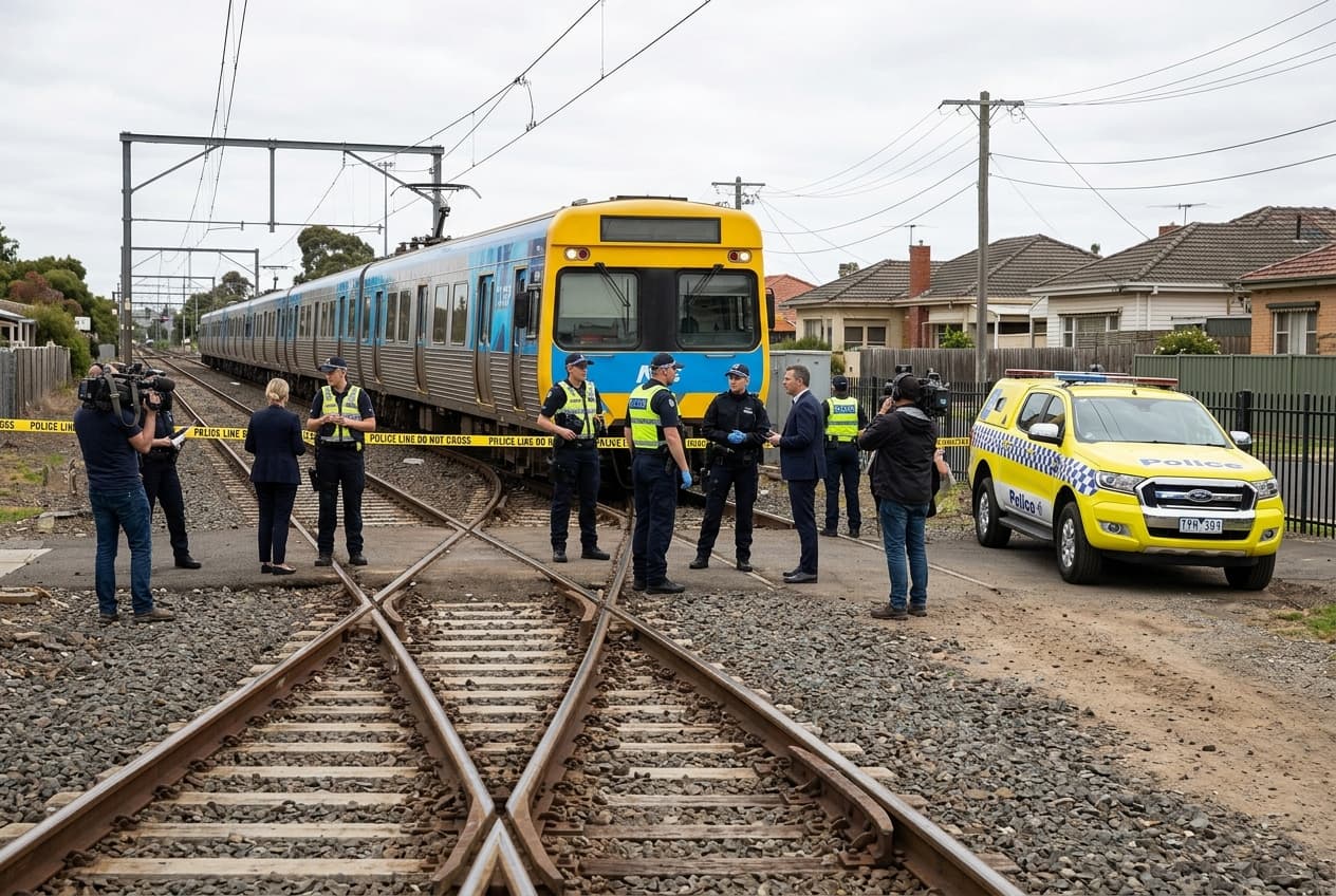 Fatal Rail Collision: Pedestrian Struck and Killed by Express Service in Suburban Melbourne Fatal Rail Collision: Pedestrian Struck and Killed by Express Service in Suburban Melbourne