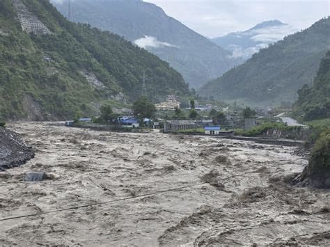 Flash Flood Ravages Rasuwa and Nuwakot, Triggering High Alert Along Trishuli River Flash Flood Ravages Rasuwa and Nuwakot, Triggering High Alert Along Trishuli River