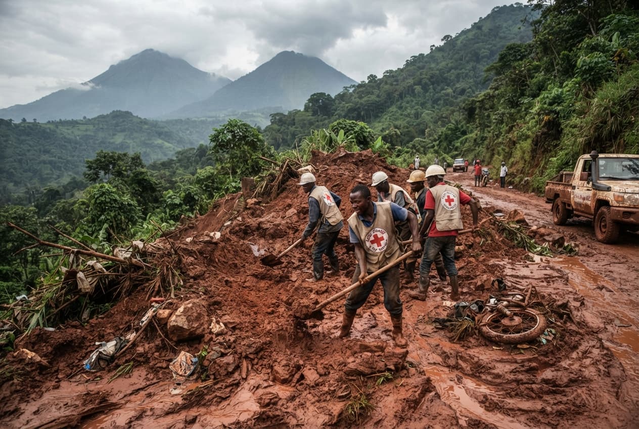 Deadly Landslides Strike Kivu: Heavy Rains Trigger Massive Earth Movement, Leaving Nine Dead Deadly Landslides Strike Kivu: Heavy Rains Trigger Massive Earth Movement, Leaving Nine Dead