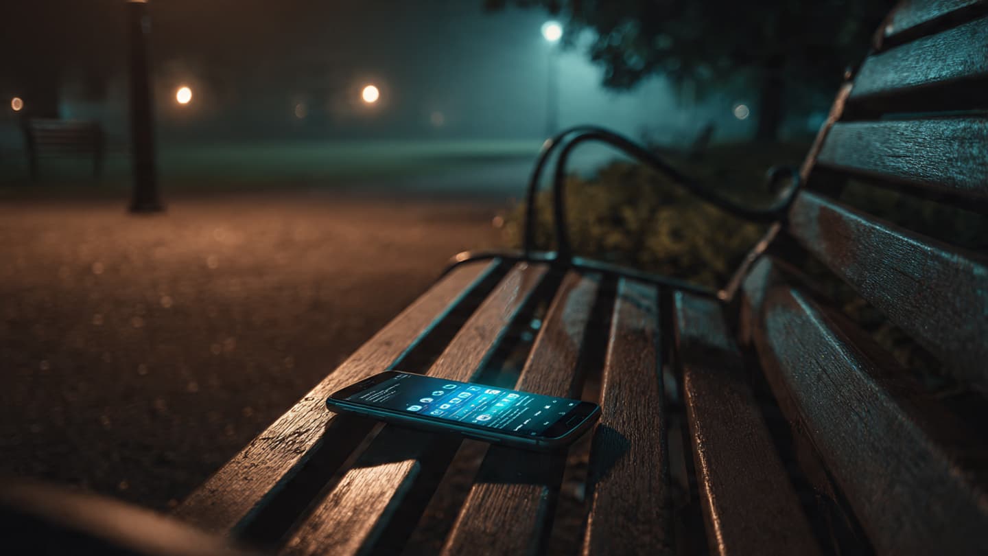 The Weight of a Backpack: Narrative of Shadows Moving Through the Neon Night The Weight of a Backpack: Narrative of Shadows Moving Through the Neon Night