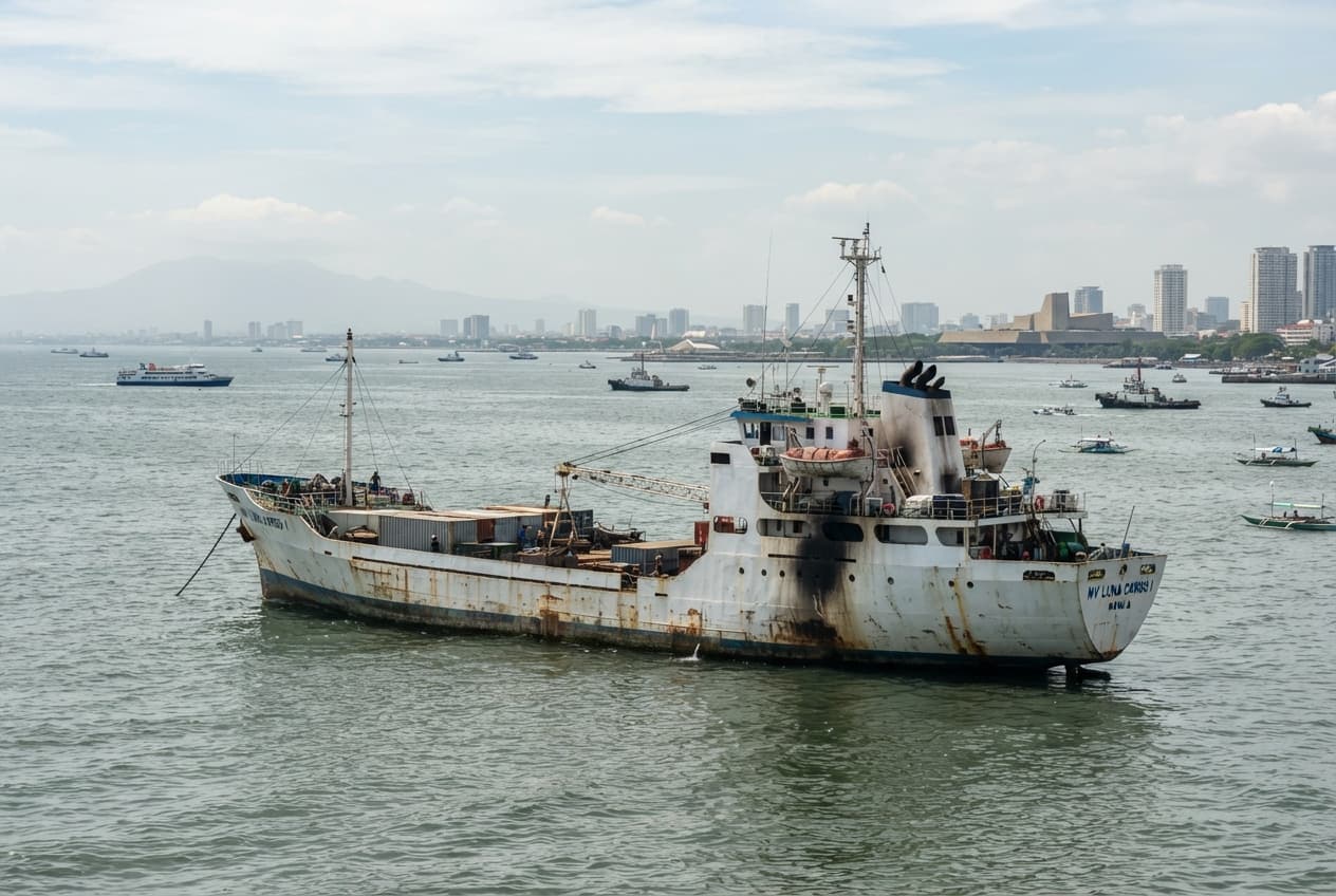 Vessel Fire Tragedy: Engine Room Blaze on Cargo Ship Kills Two Crew Members Vessel Fire Tragedy: Engine Room Blaze on Cargo Ship Kills Two Crew Members