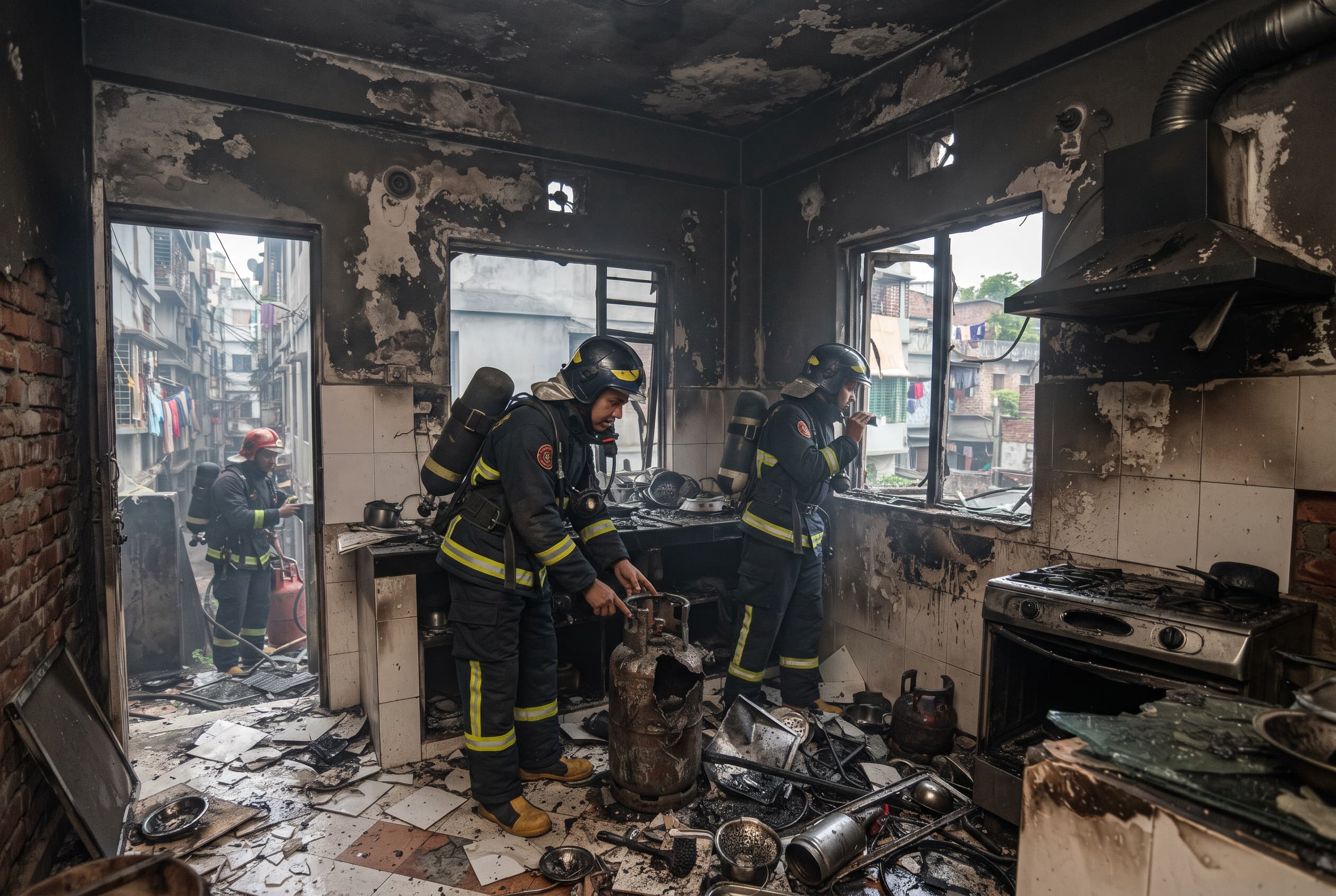 Bangladesh Home Tragedy: Gas Cylinder Blast Kills Married Couple Instantly Inside Dhaka Residence Bangladesh Home Tragedy: Gas Cylinder Blast Kills Married Couple Instantly Inside Dhaka Residence
