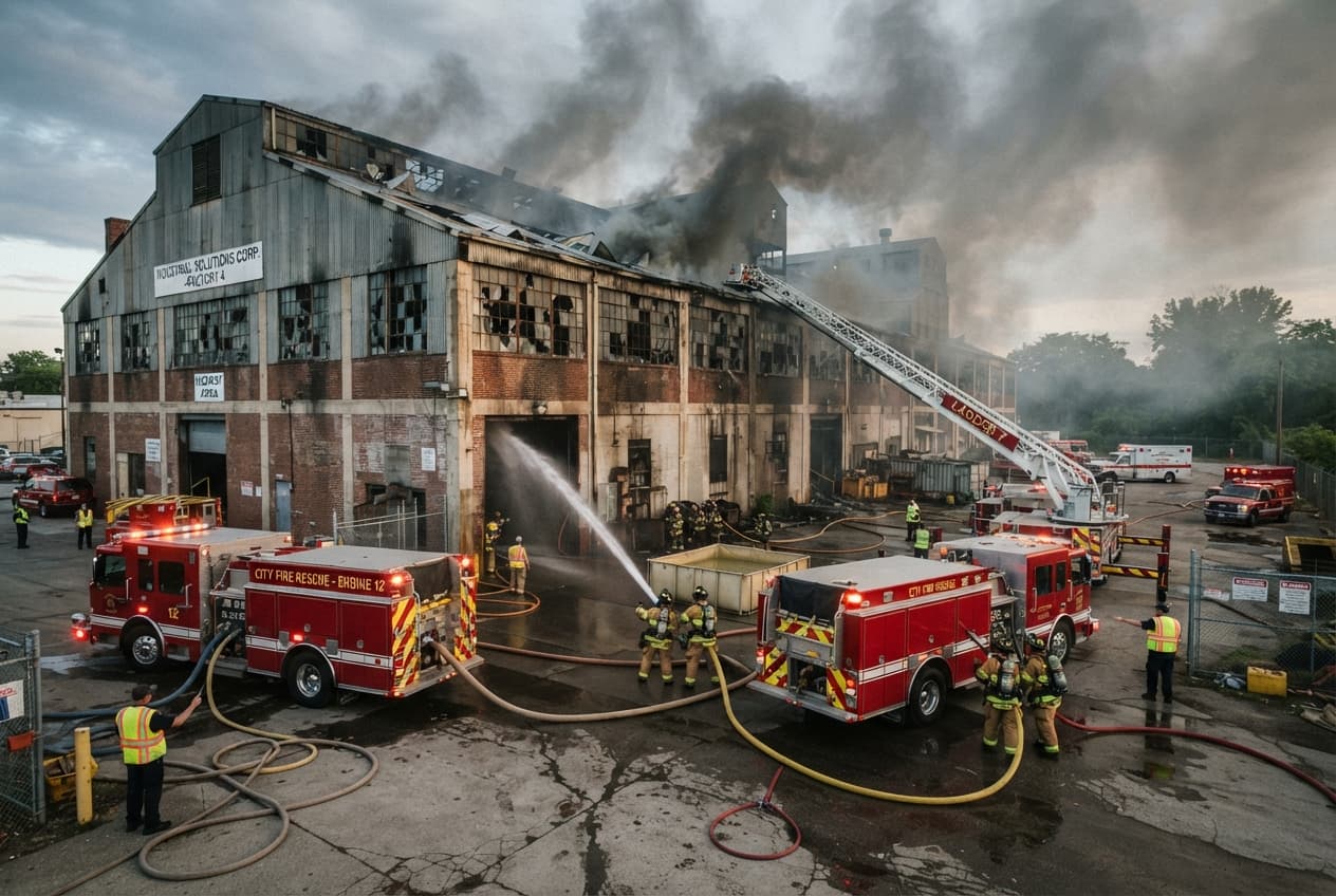 Factory Fire and Explosion Claims Two Lives: Iranian State Media Reports Industrial Tragedy Factory Fire and Explosion Claims Two Lives: Iranian State Media Reports Industrial Tragedy