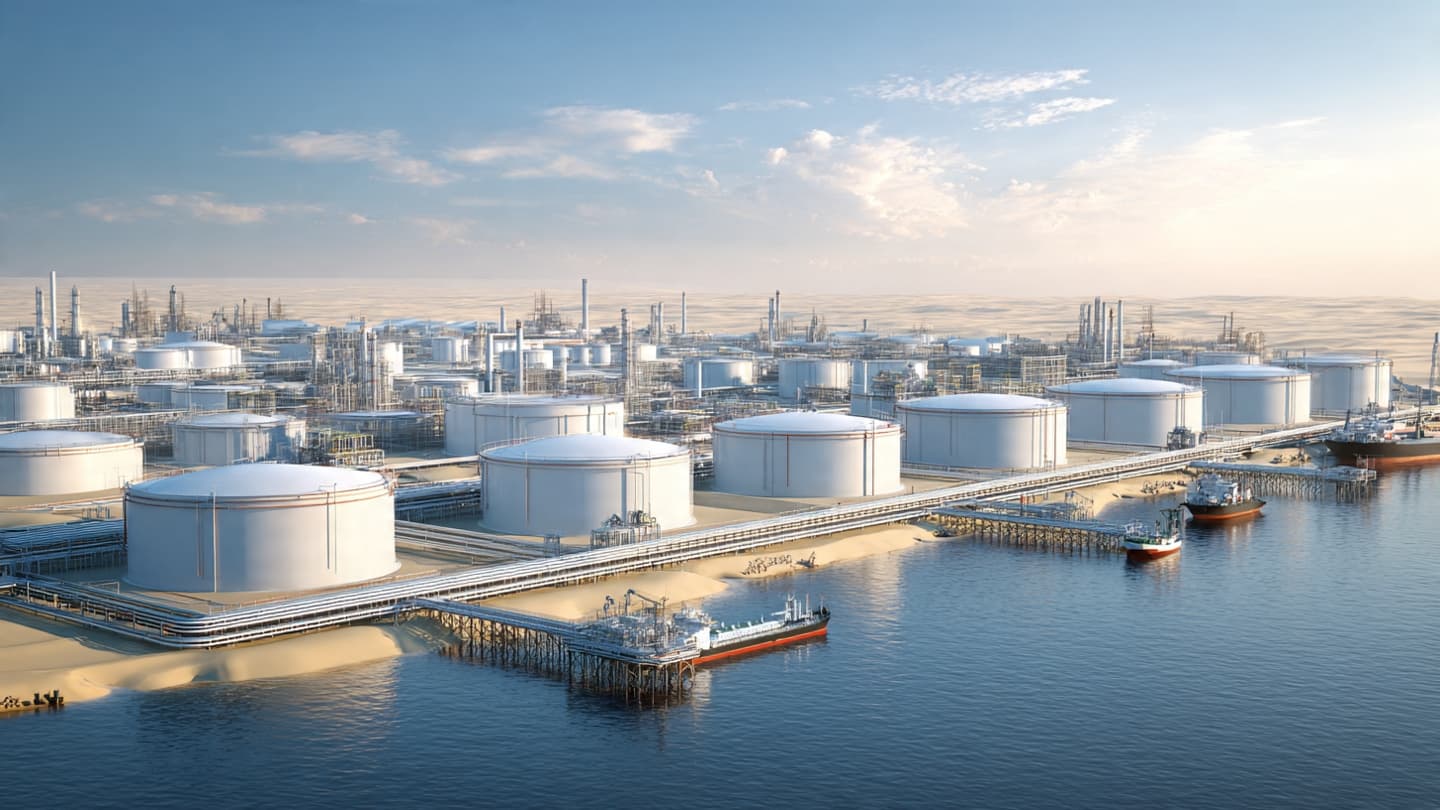 When Gulf Ports Seek New Routes, Pipelines and Harbors Redraw the Region’s Commercial Map Beneath Desert Skies When Gulf Ports Seek New Routes, Pipelines and Harbors Redraw the Region’s Commercial Map Beneath Desert Skies