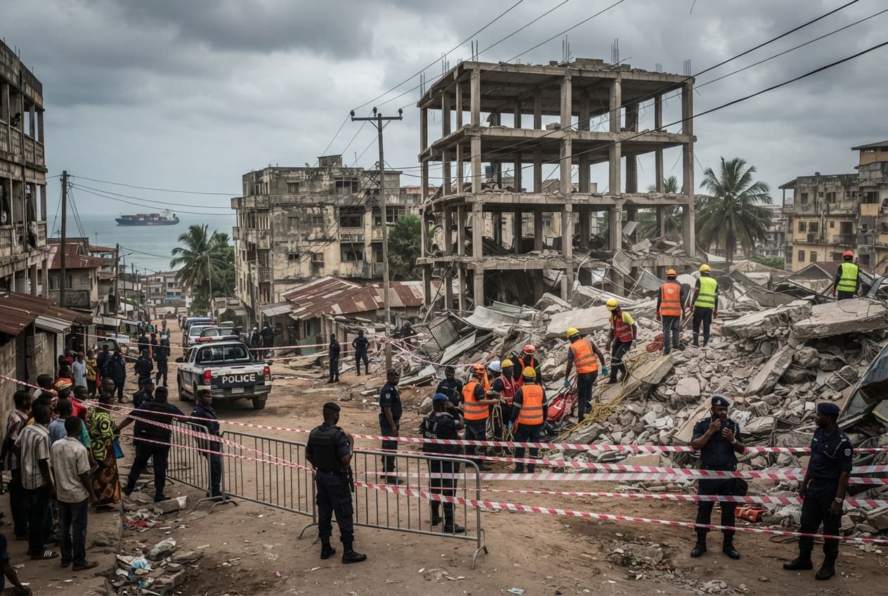 Commercial Building Collapse: Structural Failure Traps And Kills Two Construction Laborers In Mombasa Commercial Building Collapse: Structural Failure Traps And Kills Two Construction Laborers In Mombasa